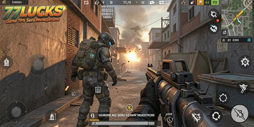 Tampilan gameplay seru di 77LUCKS dengan aksi mendebarkan.