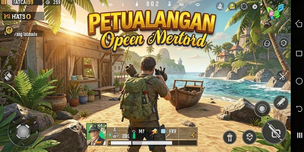 Screenshot gameplay <strong>FATCAI99</strong> menampilkan eksplorasi dunia yang luas dan dinamis.