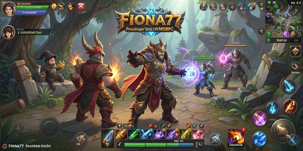 Tampilan gameplay seru di dunia fantasi FIONA77