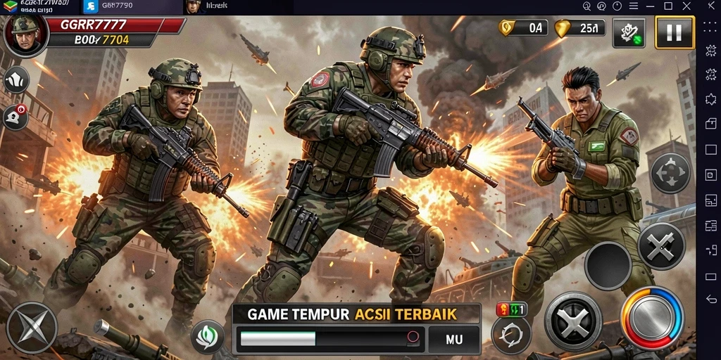 Gameplay intens GGR7777 dengan grafis menakjubkan.