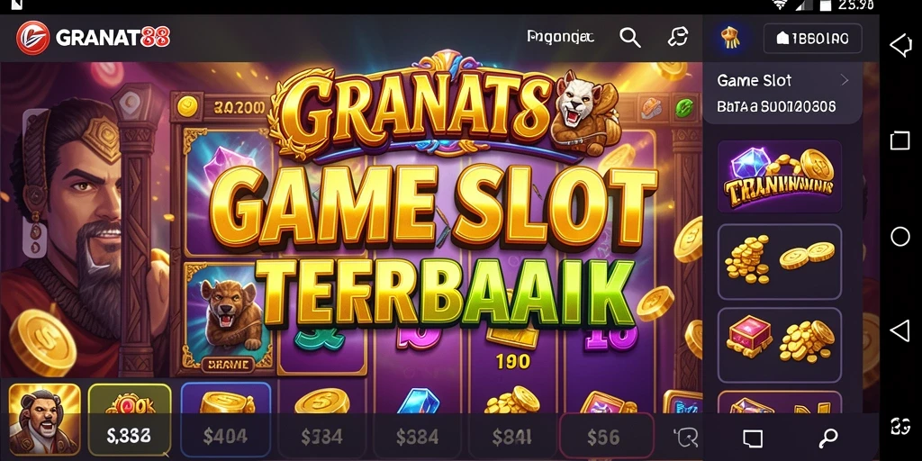 Tampilan menarik dari gameplay slot di GRANAT88.