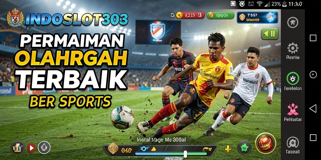 Tampilan gameplay olahraga di INDOSLOT303 yang seru dan kompetitif.