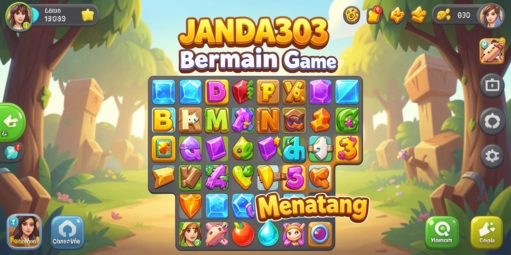 Tangkapan layar JANDA303 menampilkan gameplay yang penuh warna dan menantang.