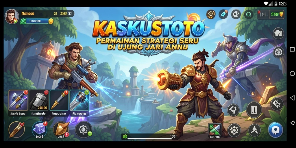 Gameplay SLG yang intens dan strategis di KASKUSTOTO.