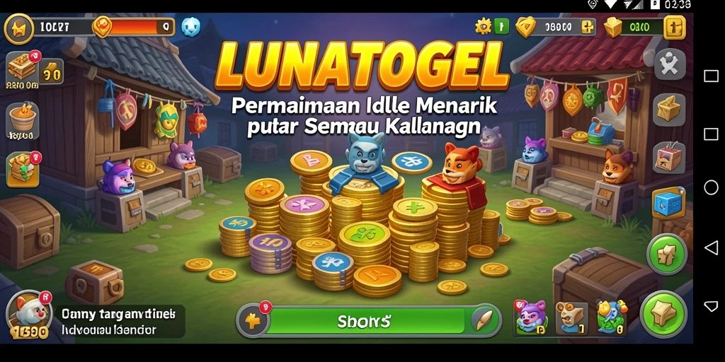 Gameplay LUNATOGEL yang menyenangkan dan santai.
