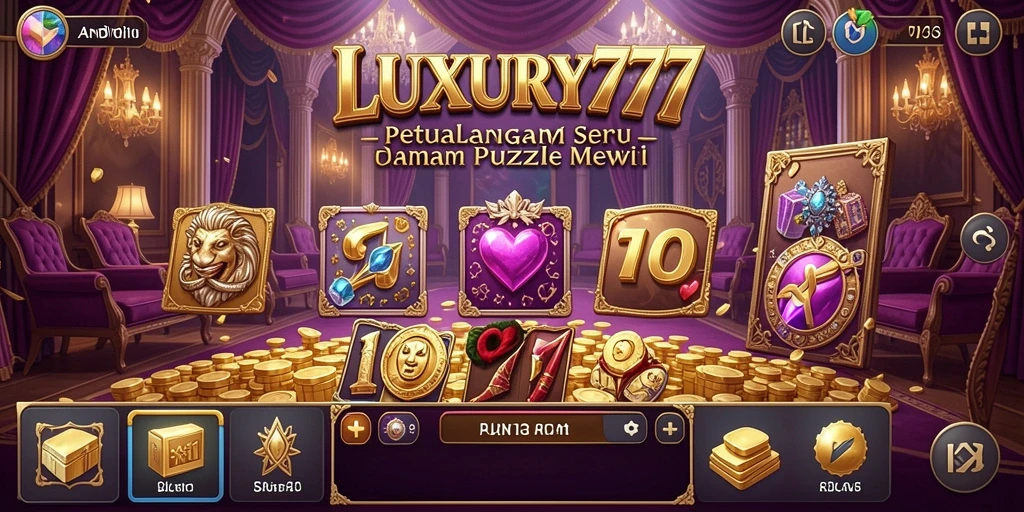 Tampilan gameplay menarik dalam LUXURY777 yang menantang.