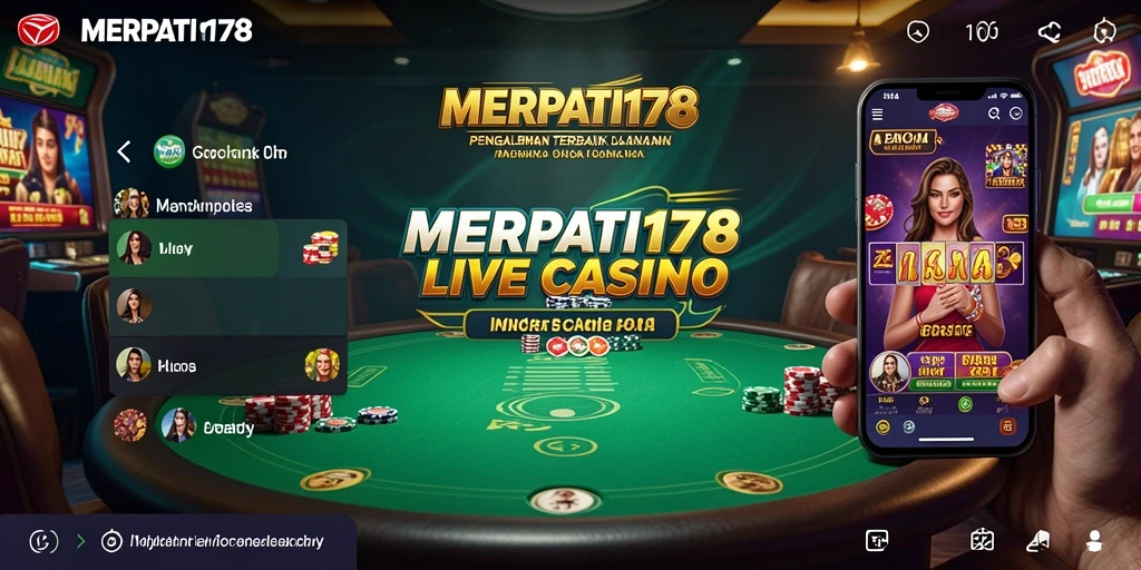 Tampilan seru gameplay Live Casino di MERPATI178.