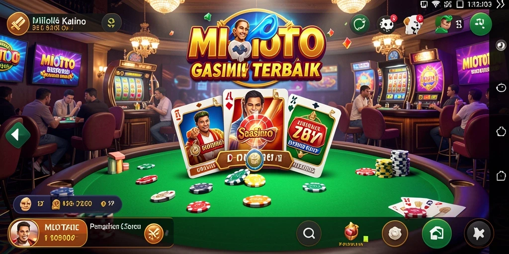 Tampilan gameplay MIOTOTO yang seru dan interaktif di Kasino.