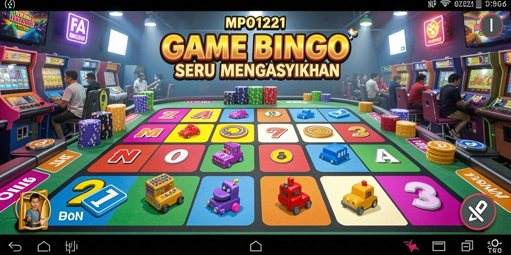 Tampilan gameplay seru dalam MPO1221 Bingo.