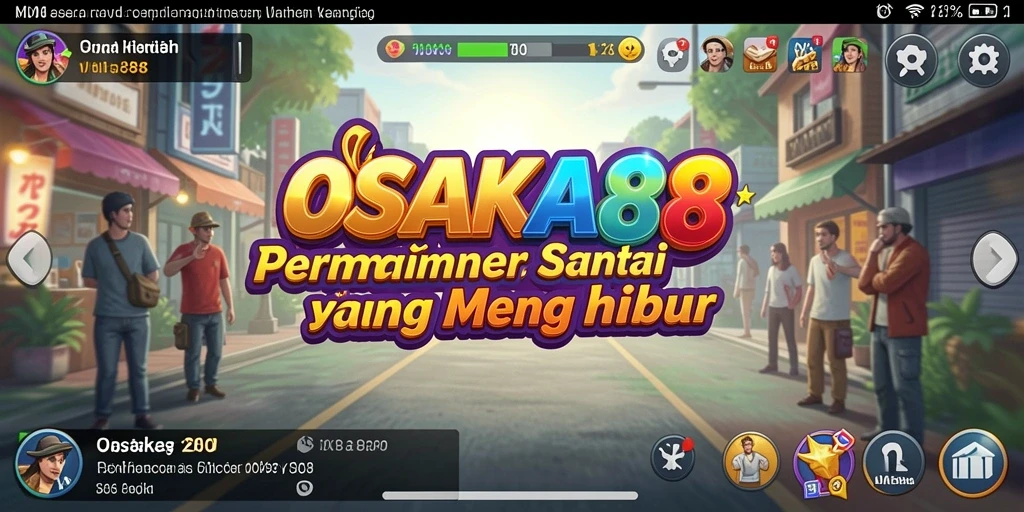 Tampilan menarik dari gameplay OSAKA88 yang penuh warna.