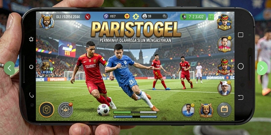 Screenshot gameplay PARISTOGEL memperlihatkan aksi seru dalam permainan olahraga.