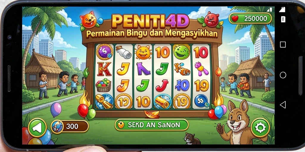 Screenshot gameplay PENITI4D menampilkan keseruan bermain Bingo.