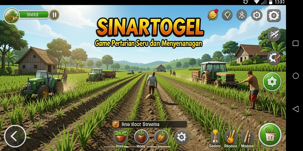 Tampilan gameplay menarik dari SINARTOGEL saat bertani.